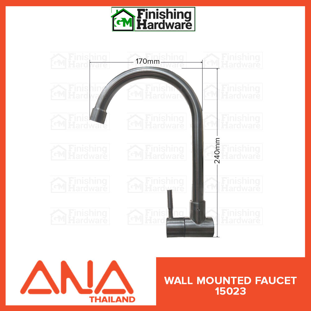 ANA Wall Mounted Kitchen Faucet 15023 SSS