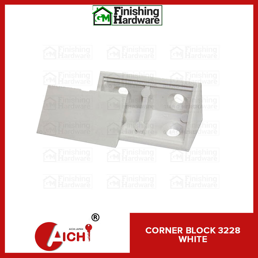 Corner Block 3228 White (4pcs/pack)