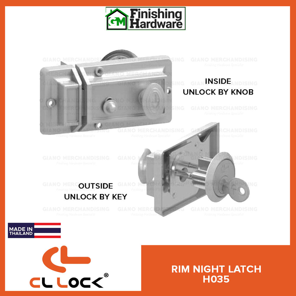CyberLock Rim Night Door Latch H035