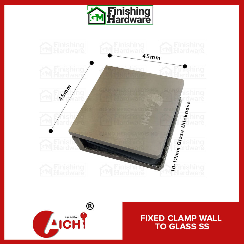 Aichi Fixed Clamp Wall to Glass 4545