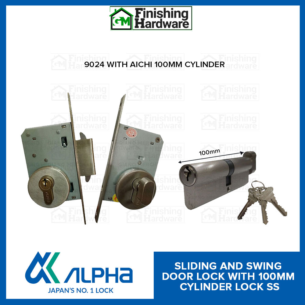 Alpha Door Lock 9024-100mm