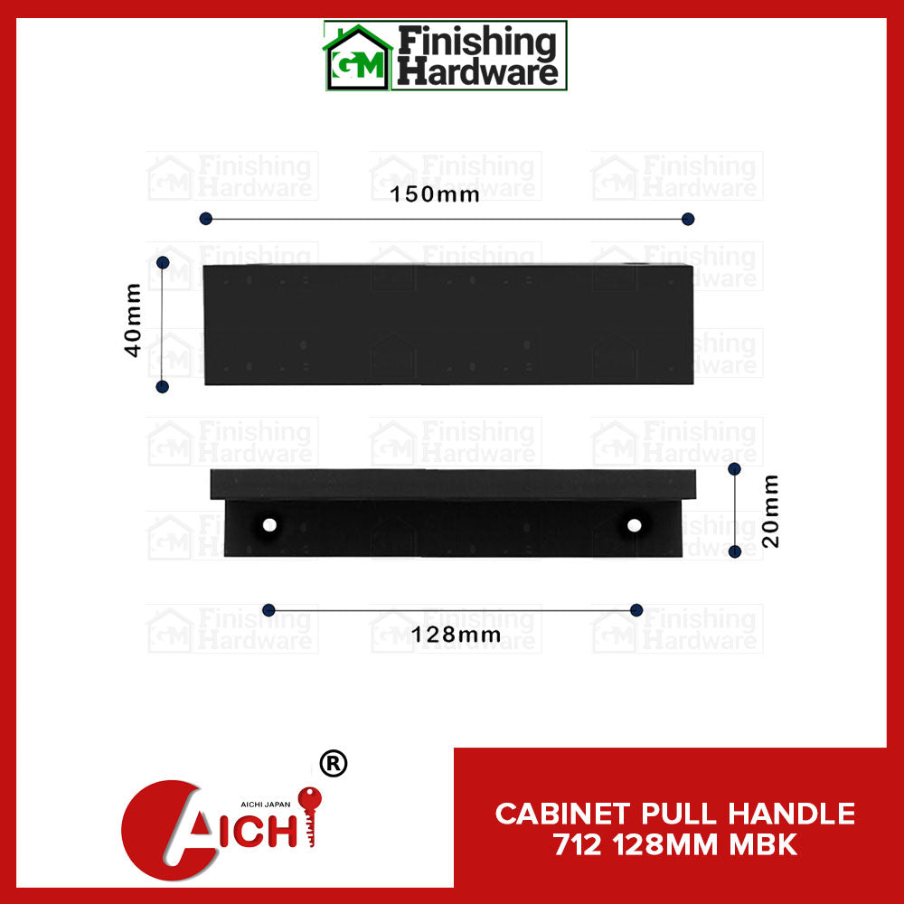 Cabinet Handle 712 MBK