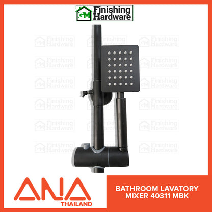 ANA Exposed Rain Shower Set 140311 MBK