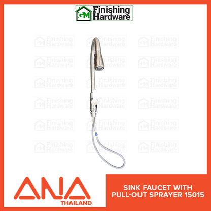 ANA Kitchen Sink Faucet with Pull Out Sprayer 15015 SS