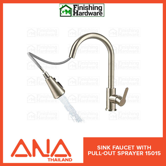 ANA Kitchen Sink Faucet with Pull Out Sprayer 15015 SS