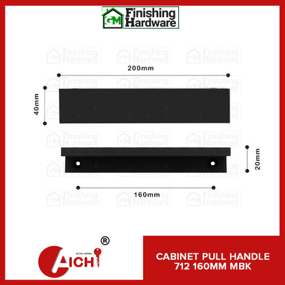 Cabinet Handle 712 MBK