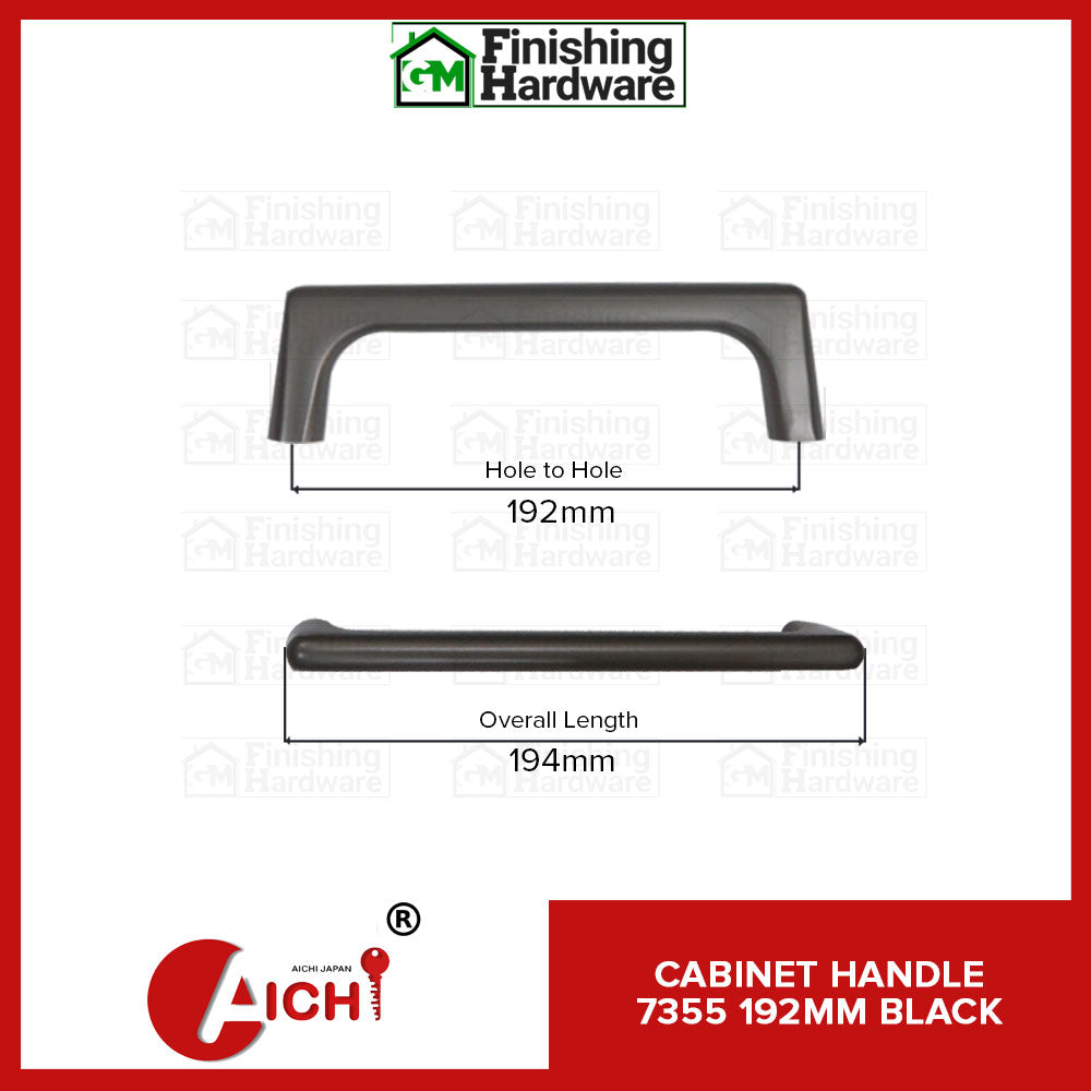 Aichi Cabinet Pull Handle 7355 BLK