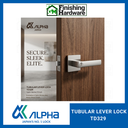 Alpha Tubular Lever Door Lock TD321 and TD329