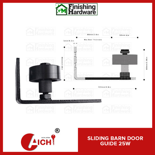 Sliding Barn Door Floor Guide 25W