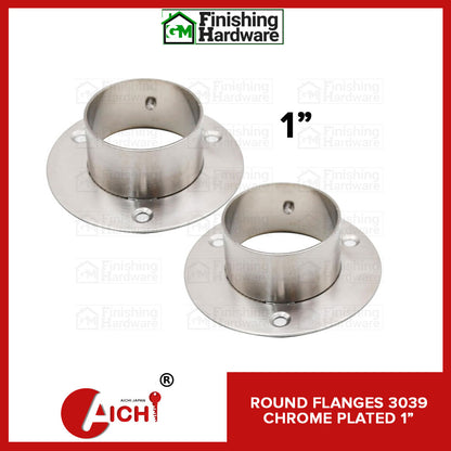 Round Flange 3039 CP (2pcs)
