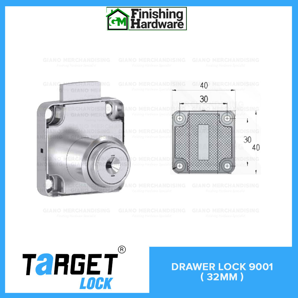 Target Drawer Lock 9001 (32mm)