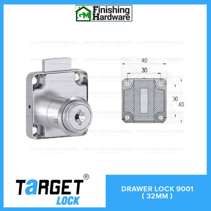 Target Drawer Lock 9001 (32mm)