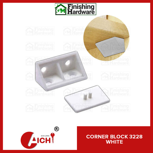 Corner Block 3228 White (4pcs/pack)