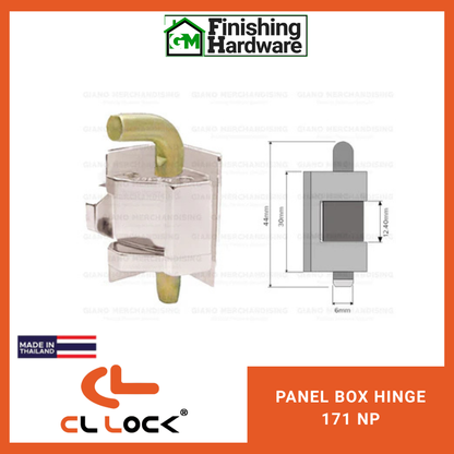 CyberLock Panel Box Hinge 171 NP (SMALL)