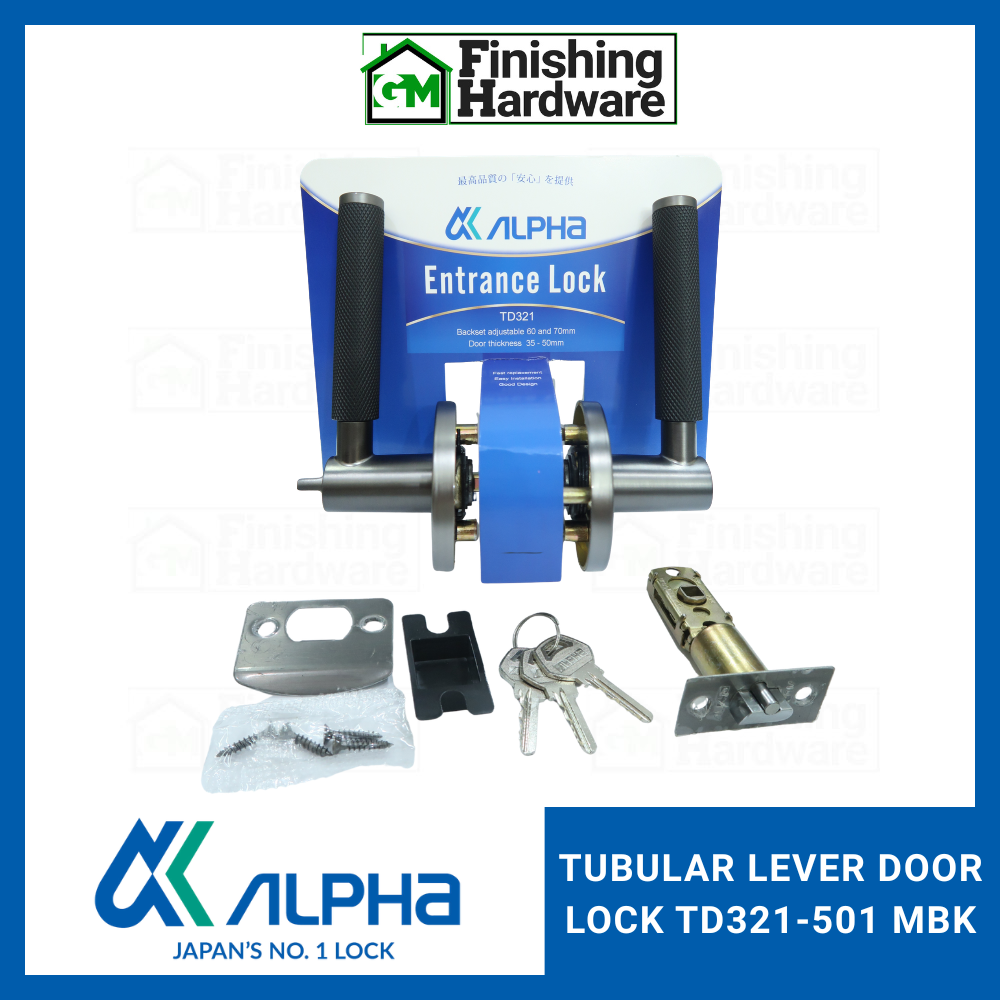 Alpha Tubular Lever Door Lock