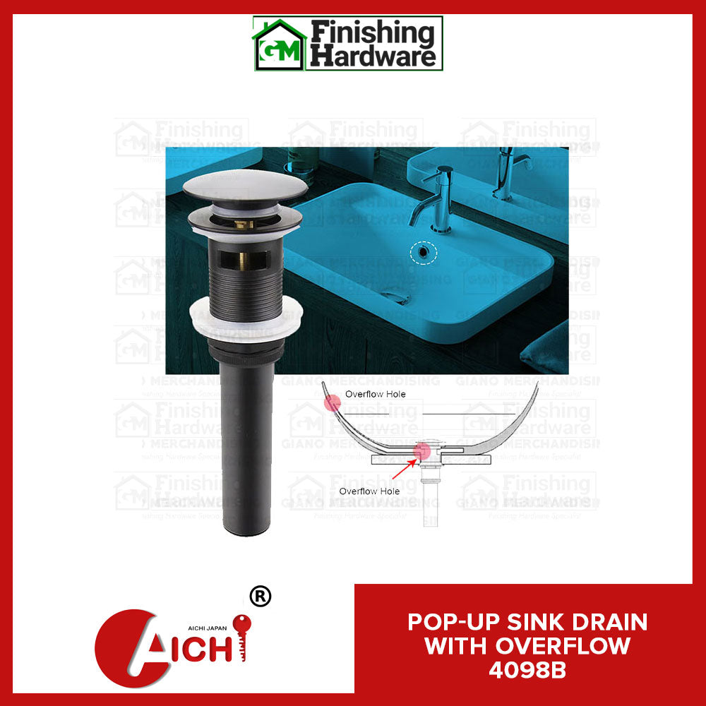 Aichi Pop-Up Sink Drain 4098B
