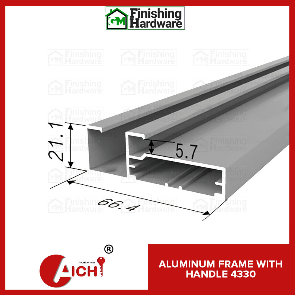 Aluminum Profile Frame with Handle 4330 – GM Finishing Hardware