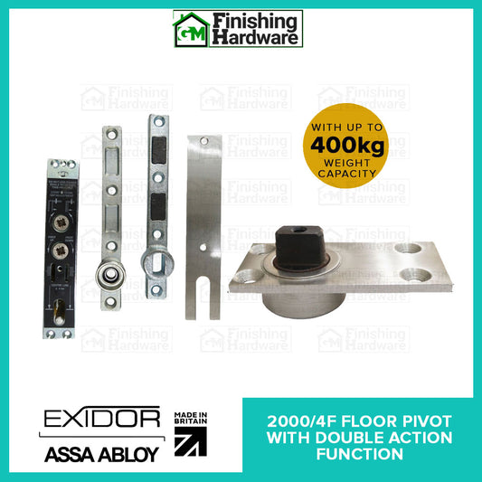 Exidor 2000/4F Floor Pivot Hinge with Double Action Function