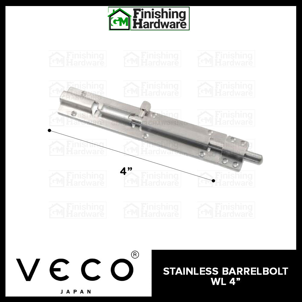 Veco Stainless Barrelbolt WL