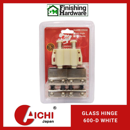 Magnetic Push Glass Hinge Set 600