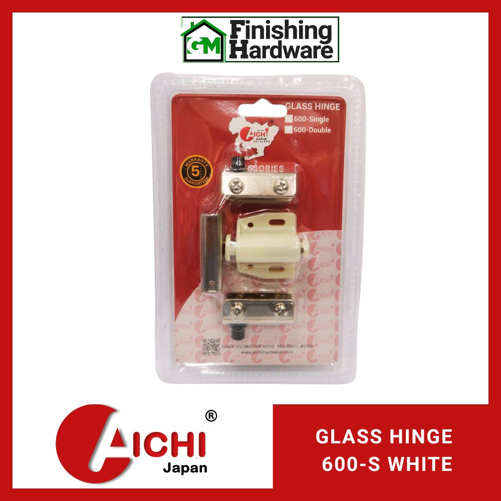 Magnetic Push Glass Hinge Set 600