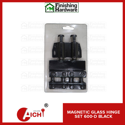Magnetic Push Glass Hinge Set 600