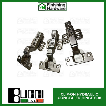 BUCCI Clip-On Hydraulic Concealed Hinge 608(2pcs/pack)
