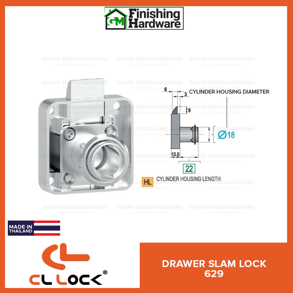 CyberLock Drawer Slam Lock 629