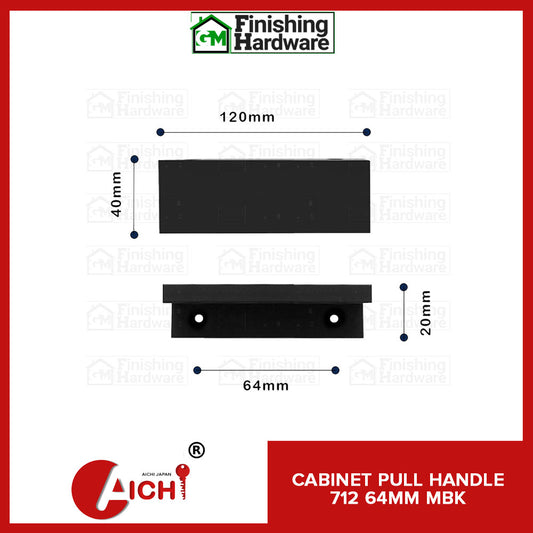 Cabinet Handle 712 MBK
