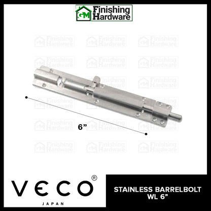 Veco Stainless Barrelbolt WL