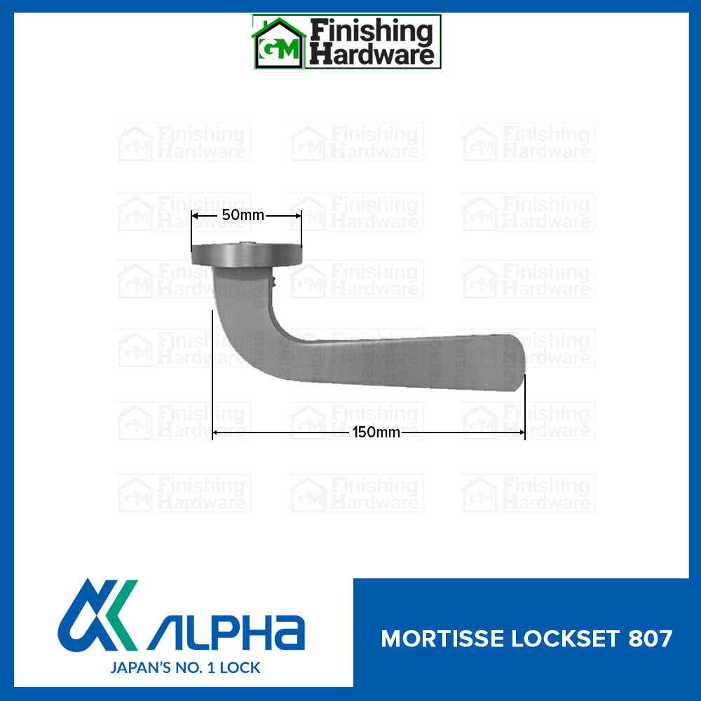 Alpha Mortisse Door Lockset 807