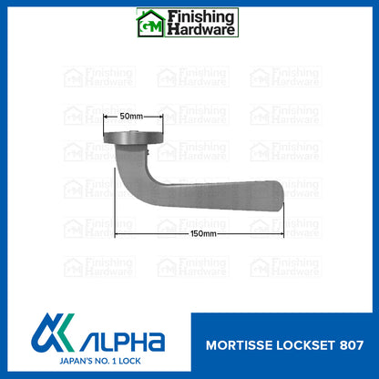 Alpha Mortisse Door Lockset 807
