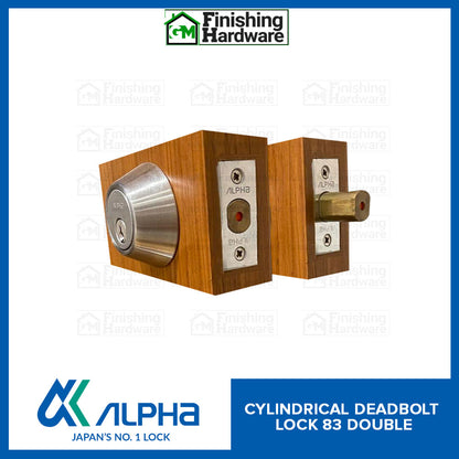 Alpha Cylindrical Deadbolt 83 Double