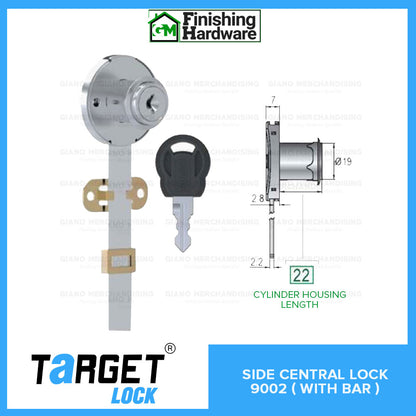 Target Side Central Lock 9002 with Bar