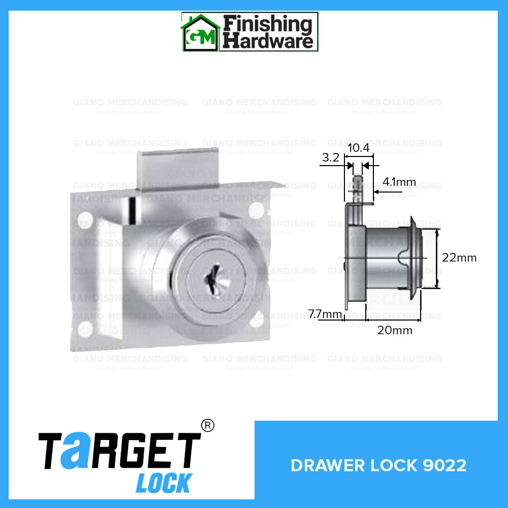 Target Drawer Lock 9022 – GM Finishing Hardware