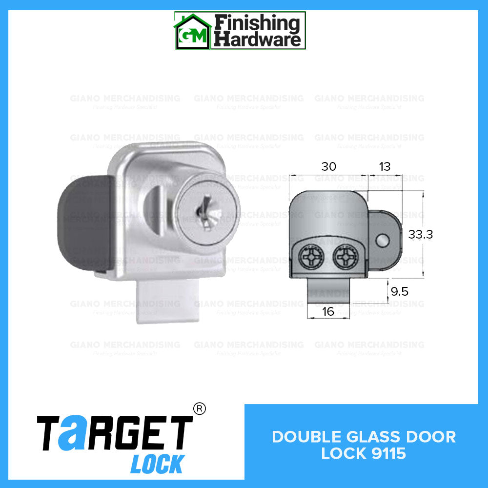 Target Double Door Glass Lock 9115