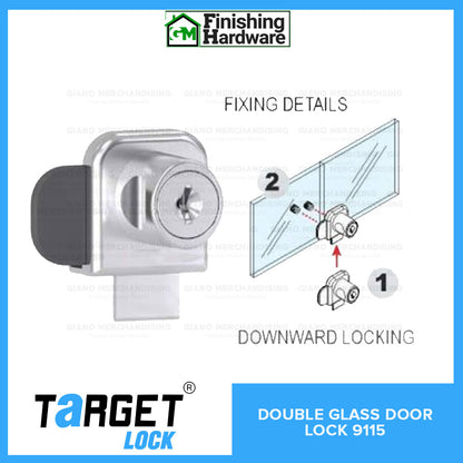 Target Double Door Glass Lock 9115