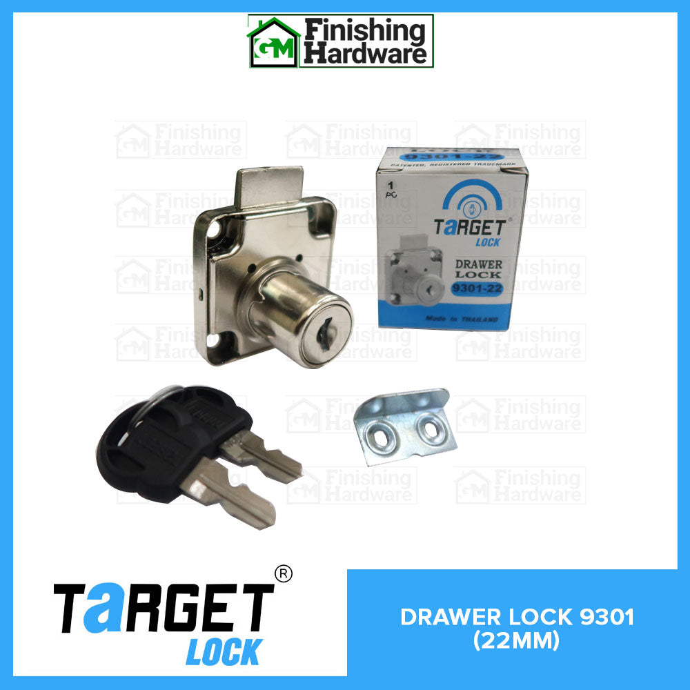 Target Drawer Lock 9301 (22mm)