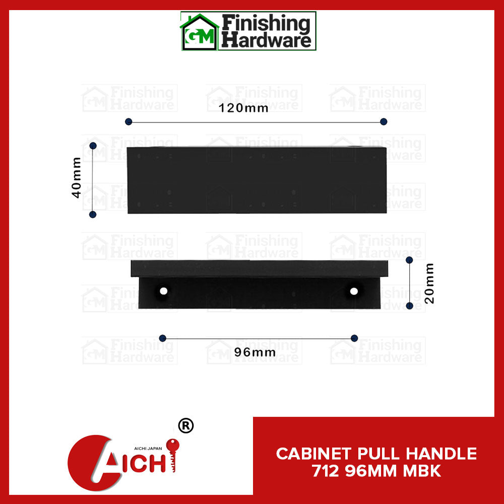 Cabinet Handle 712 MBK