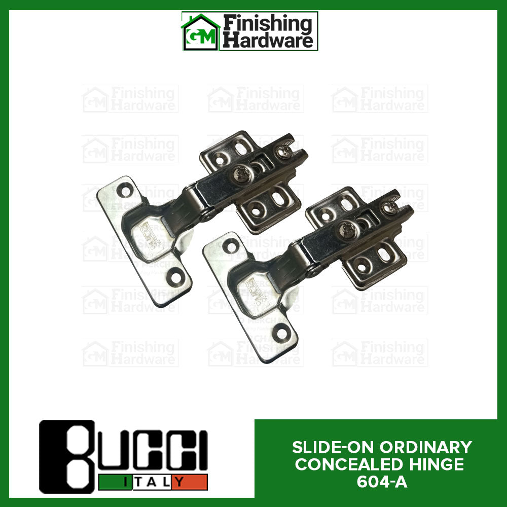 BUCCI Slide-On Ordinary Hinge 604 (2pcs)