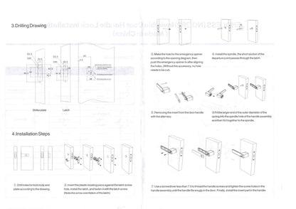 Aichi Concealed Door Lock B262 ORB
