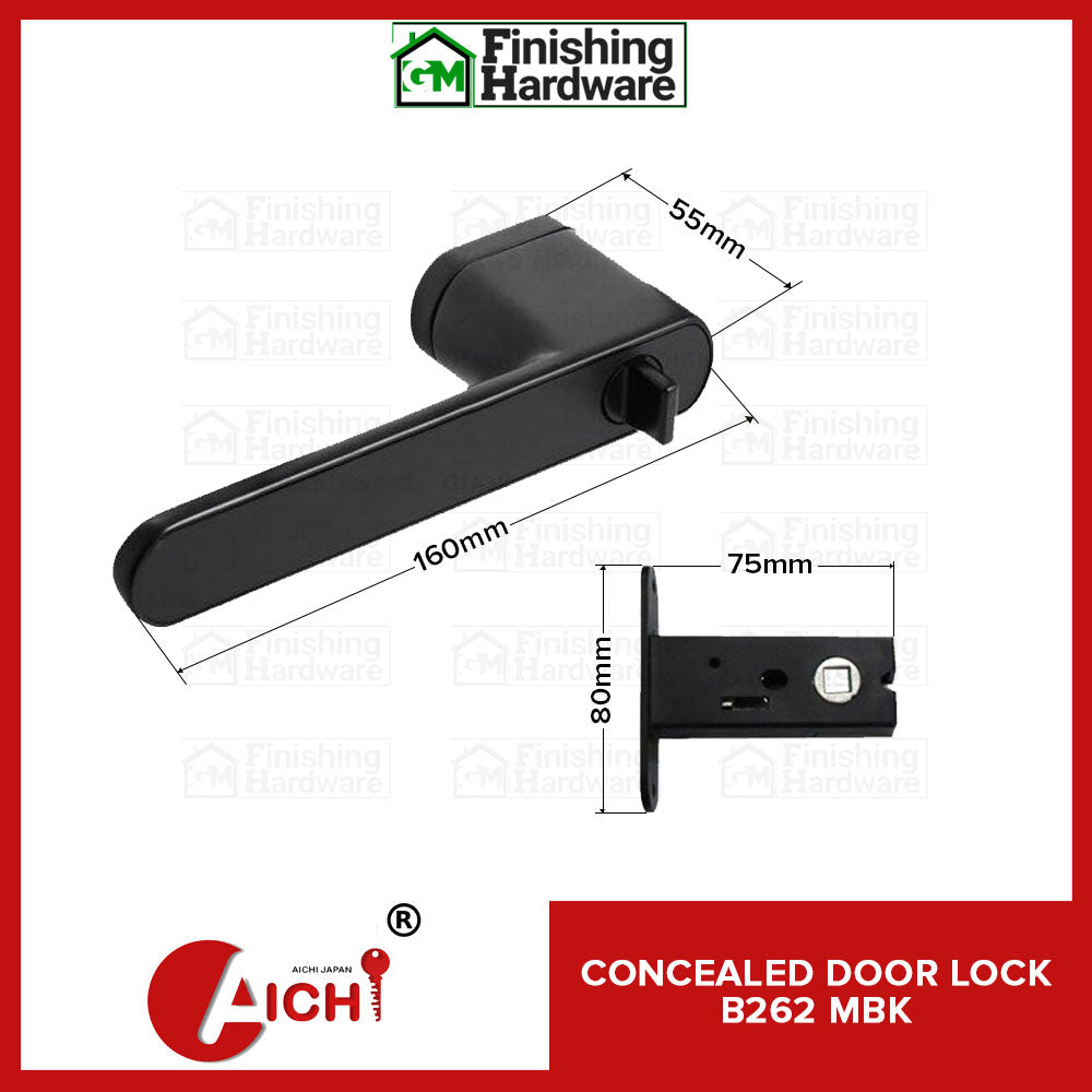 Aichi Concealed Door Lock B262 ORB
