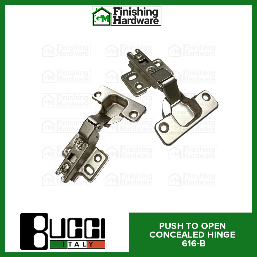 BUCCI Push to Open Concealed Hinges 616 (2pcs/pack)