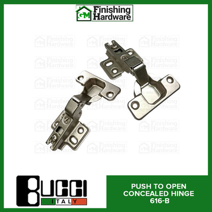 BUCCI Push to Open Concealed Hinges 616 (2pcs/pack)