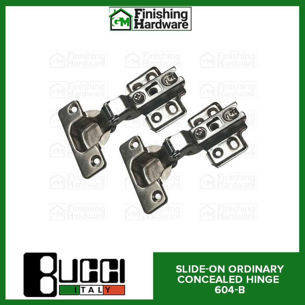 BUCCI Slide-On Ordinary Hinge 604 (2pcs)