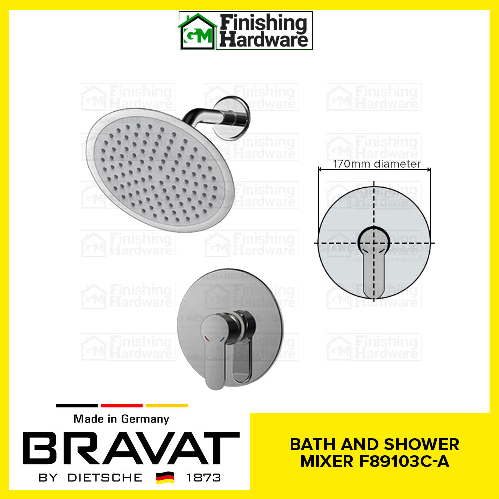 BRAVAT Bath & Shower Mixer F89103C-A