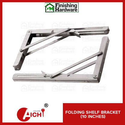 Folding Shelf Bracket 10"