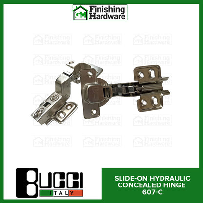 BUCCI Slide-On Hydraulic Concealed Hinge 607 (2pcs/pack)