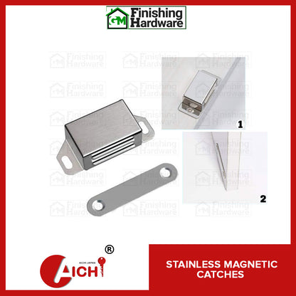 Stainless Steel Magnetic Catch 4pcs/pack