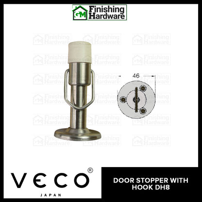 Veco Stainless Door Stopper with Hook DH-8